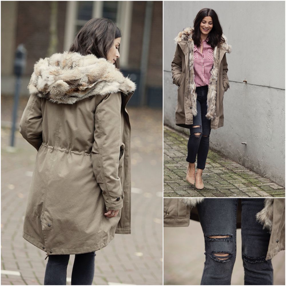 Streetstyle fall winter BlogForShops for Chica Chico Veghel, How to wear your Woolrich winter parka
